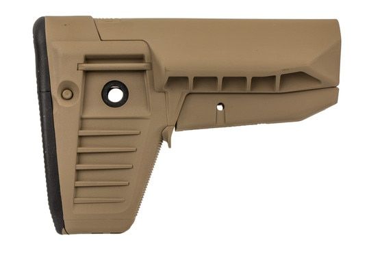 Bravo Company BCMGUNFIGHTER Mod 1 SOPMOD stock is made from FDE polymer